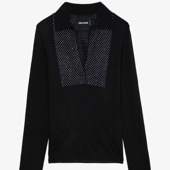 Sally Diamante Cashmere Sweater from Zadig & Voltaire - Picture 5 of 14